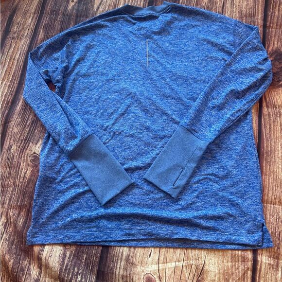Women’s Nike Running Long Sleeve Shirt Blue Size L - Picture 5 of 6
